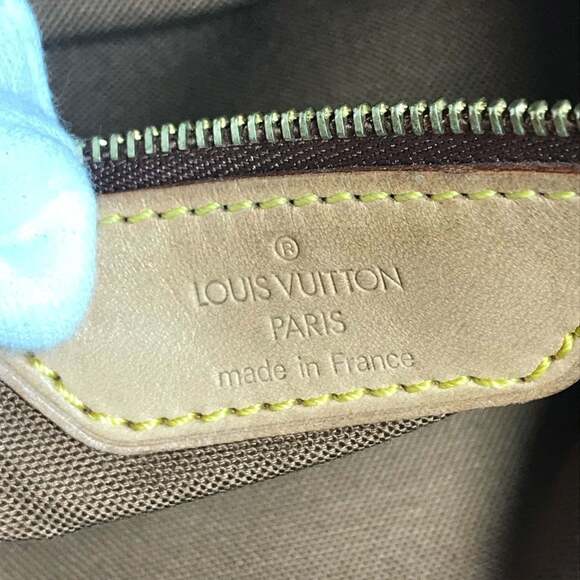 LOUIS VUITTON Brown Monogram Canvas Shoulder Bag